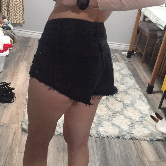 Topshop high waisted Denim shorts - Picture 14 of 16